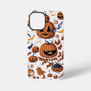 Halloween Spirits   Niedliche Ghost & Pumpkin Tele iPhone 12 Mini Hülle