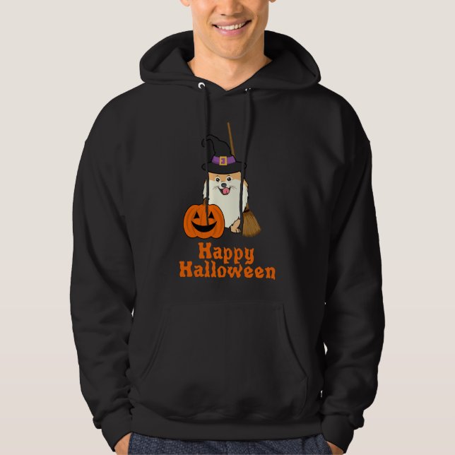 Halloween Spitz Pumpkin Hoodie (Vorderseite)