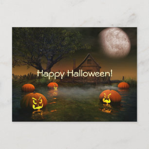 Halloween Spookenes Postcard Postkarte