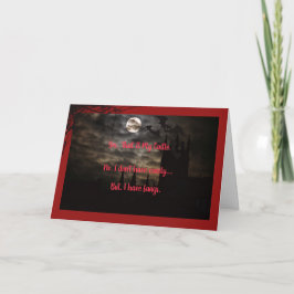 Halloween Spookfest Faltenkarte Karte