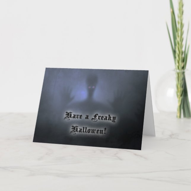 Halloween Spookfest Faltenkarte Karte (Vorderseite)