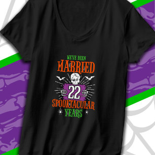 Halloween Spooktacular 22. Hochzeitstag T-Shirt