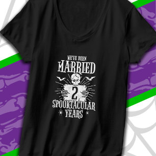 Halloween Spooktacular 2. Hochzeitstag T-Shirt