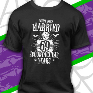 Halloween Spooktacular 69. Hochzeitstag T-Shirt