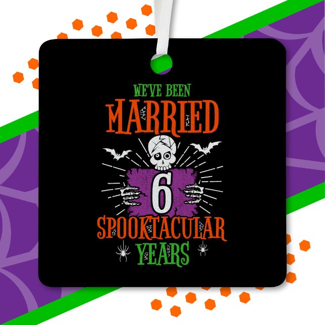Halloween Spooktacular 6. Hochzeitstag Ornament Aus Metall (Von Creator hochgeladen)