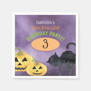 Halloween Spooktacular Geburtstagsparty Serviette