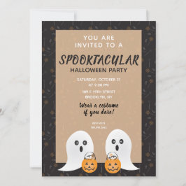Halloween Spooktacular Geistertrick oder Behandlun Einladung