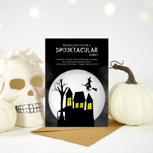 Halloween Spooktacular Hexenhaus Spuk Einladung
