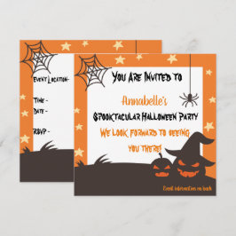 Halloween Spooktacular Personalisiert Einladung