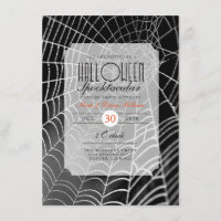 Halloween Spooktacular | Spider Web Party Einladun