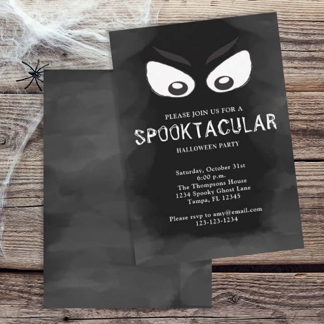Halloween Spooktacular Spookular Beängstigend Ghos Einladung (Von Creator hochgeladen)