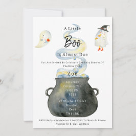 Halloween Spooky Babyshower Invitation Einladung