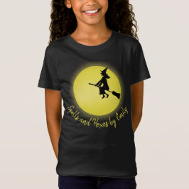 Halloween Spooky Beängstigend Hexenbroomstick Moon T-Shirt