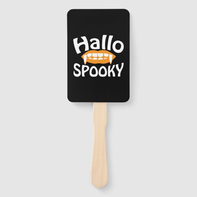 Halloween Spooky Birthday Fächer (Vorderseite)