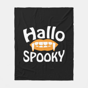Halloween Spooky Birthday Fleecedecke