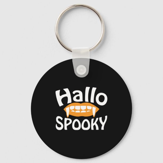 Halloween Spooky Birthday Schlüsselanhänger (Vorderseite)