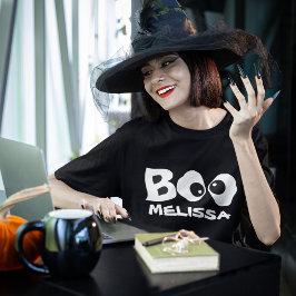 Halloween Spooky Boo Custom Niedlich Whimsical Fun T-Shirt