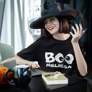 Halloween Spooky Boo Custom Niedlich Whimsical Fun T-Shirt