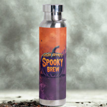 Halloween Spooky Brew Orange und Lila