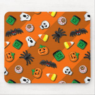 Halloween Spooky Candies Party Mousepad