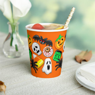 Halloween Spooky Candies Party Pappbecher