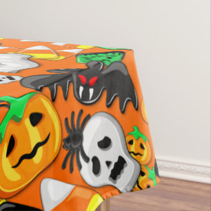 Halloween Spooky Candies Party Tischdecke