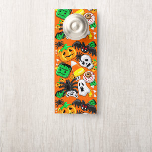 Halloween Spooky Candies Party Türanhänger