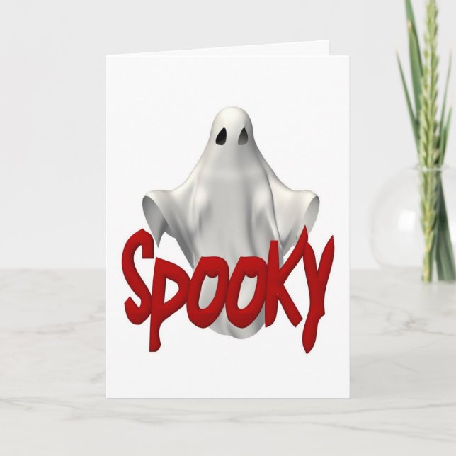 Halloween Spooky Card Karte (Vorderseite)