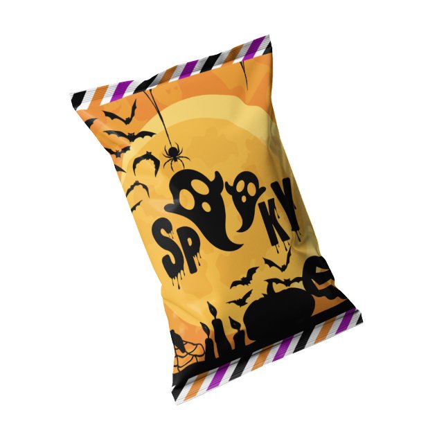 Halloween Spooky Chip Bag Wrappers Gastgeschenke Notizblock (Halloween Chip Bag Wrapper Party Favors)