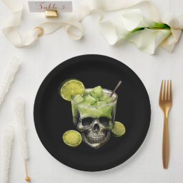 Halloween Spooky Cocktail Party Papierplatte Pappteller
