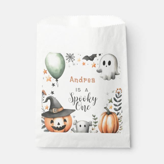 Halloween Spooky erster Geschenktütchen (Vorderseite)