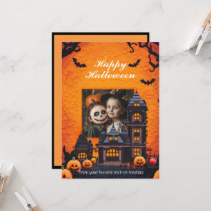 Halloween Spooky Family Fun Karte