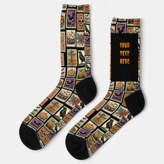Halloween Spooky Feet Personalizable Crew Socks Socken