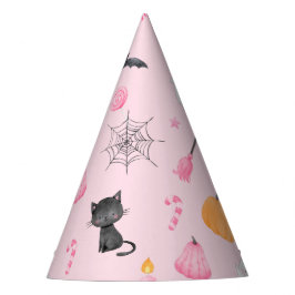 Halloween Spooky Geburtstag pink Partyhütchen