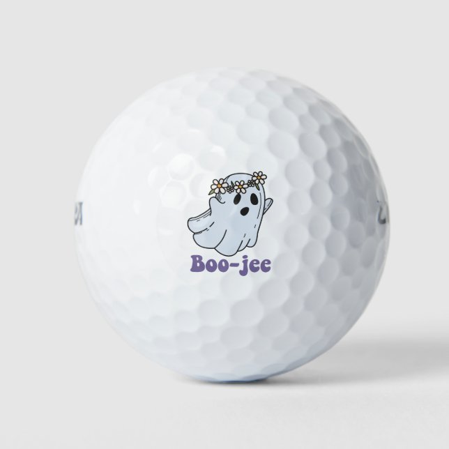 Halloween Spooky Ghost Boo Jee Boo Golfball (Vorderseite)