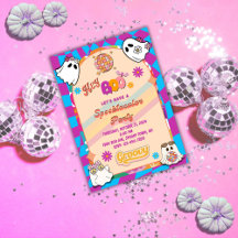 Halloween Spooky Groovy Party Einladung