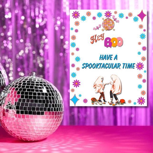 Halloween Spooky Groovy Party Willkommenspender Poster (Von Creator hochgeladen)