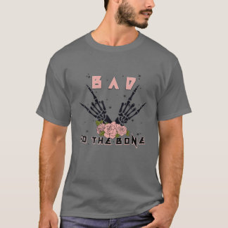 Halloween Spooky Hand Skelett schlecht auf den Kno T-Shirt