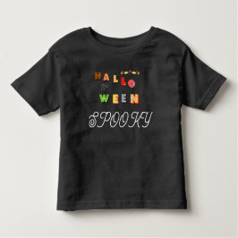 Halloween Spooky Kleinkind Black T-shirt