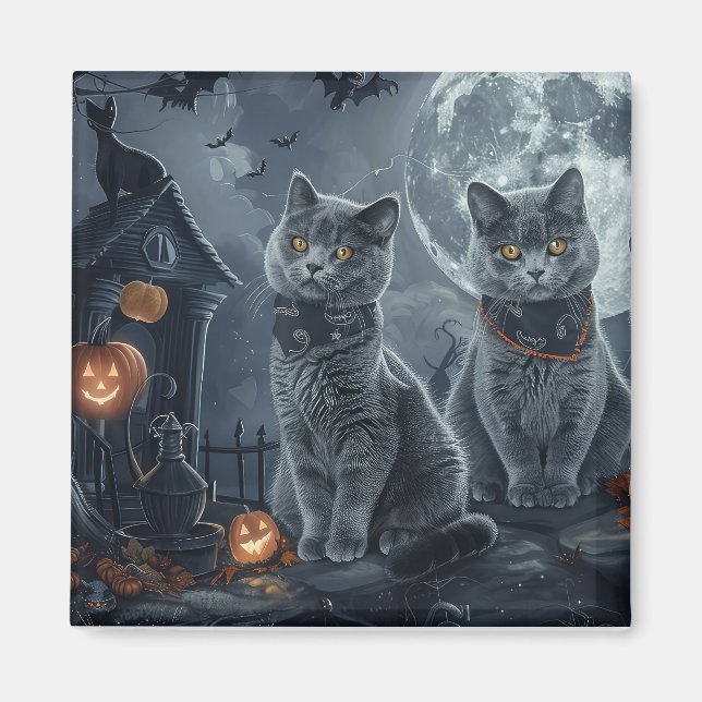 Halloween Spooky Magnet (Vorne)