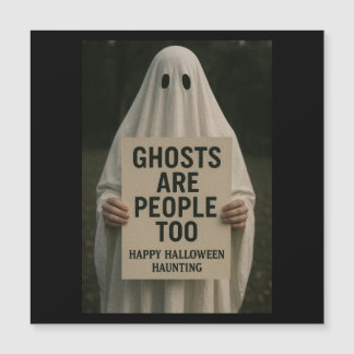 Halloween Spooky Magnetkarte - Geister
