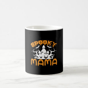 Halloween Spooky Mama Geburtstag Kaffeetasse