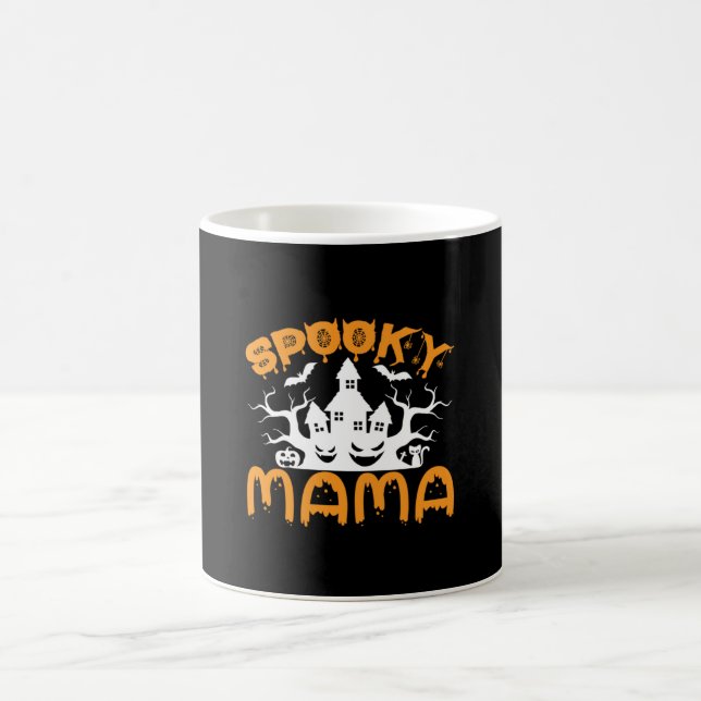 Halloween Spooky Mama Geburtstag Kaffeetasse (Mittel)