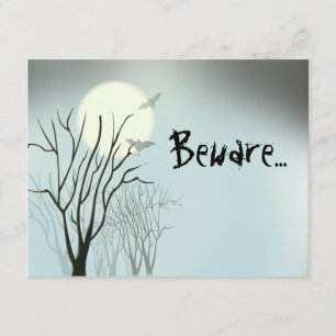 Halloween Spooky Moon Einladung