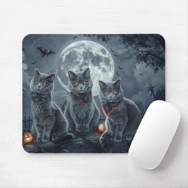 Halloween Spooky Mousepad (Mit Mouse)