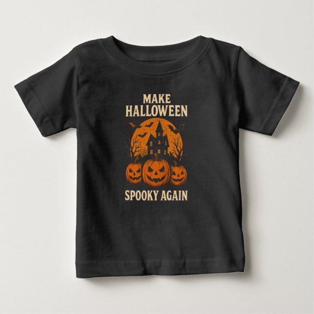 Halloween Spooky noch einmal Baby T-shirt (Vorderseite)