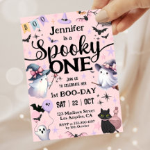 Halloween Spooky One 1. Geburtstag Party Niedlich 
