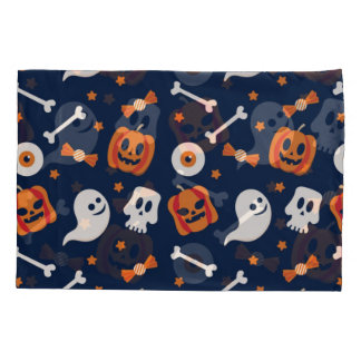 Halloween Spooky pattern Kissenbezug