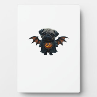 Halloween Spooky Pug Classic T-Shirt Fotoplatte