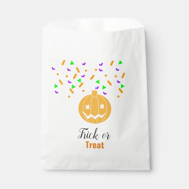 Halloween Spooky Pumpkin | Confetti Sprinkles Geschenktütchen (Vorderseite)